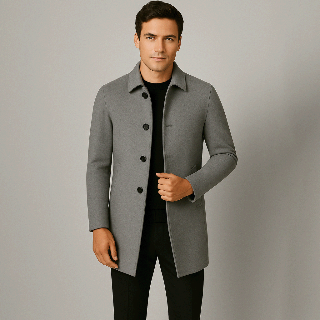 The Hero Denmark Short Wool Overcoat