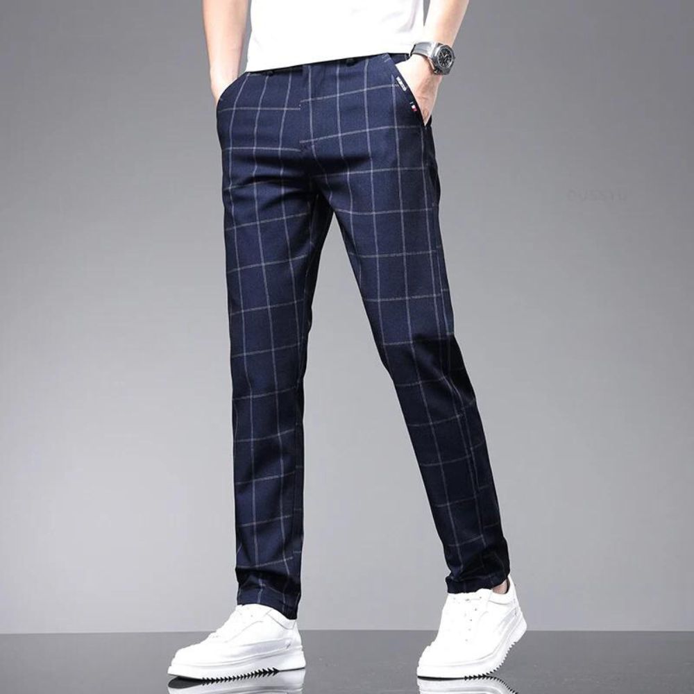 The Hero Checkered Dress Pants