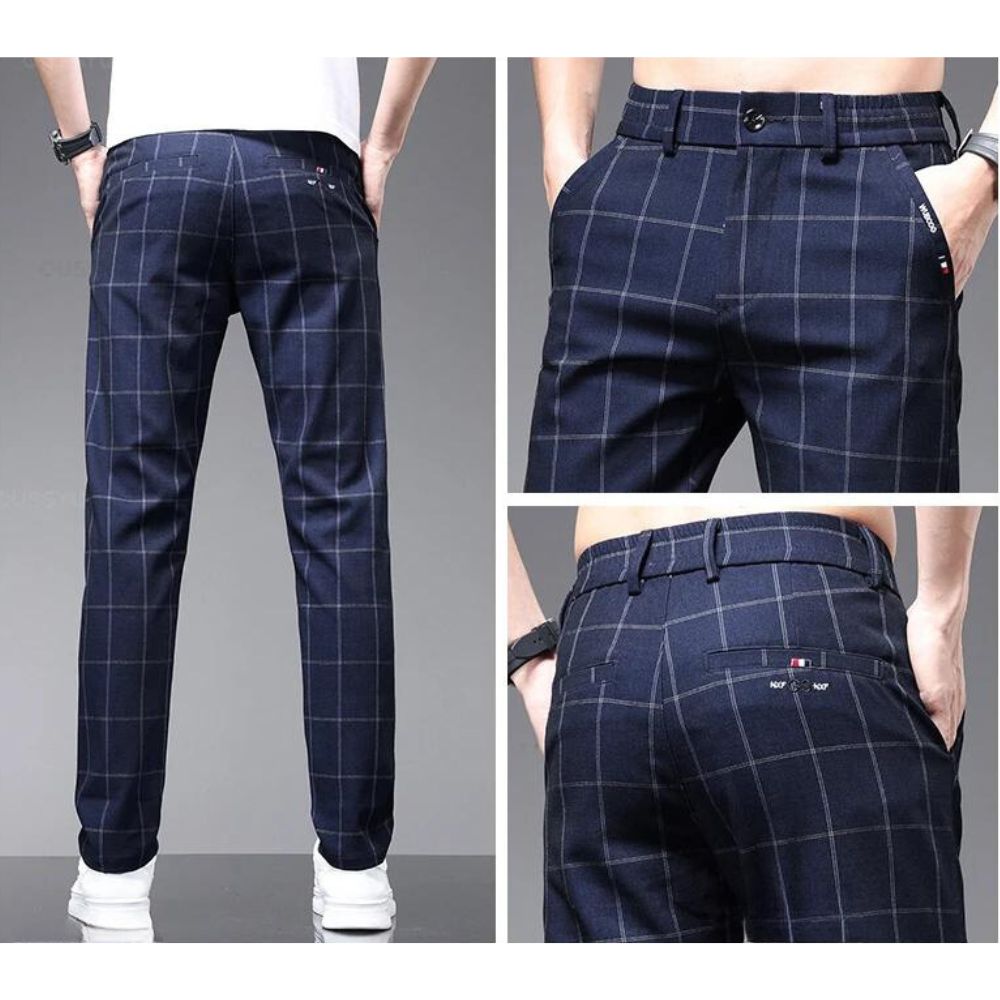 The Hero Checkered Dress Pants