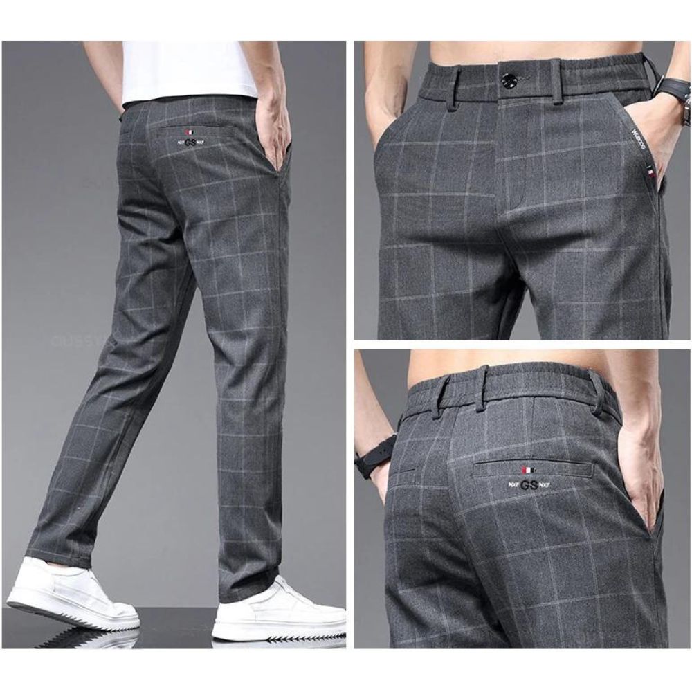 The Hero Checkered Dress Pants
