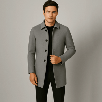 The Hero Denmark Short Wool Overcoat