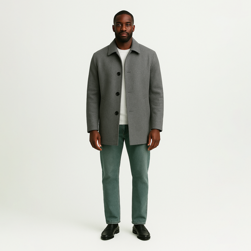 The Hero Denmark Short Wool Overcoat