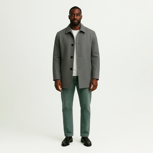 The Hero Denmark Short Wool Overcoat
