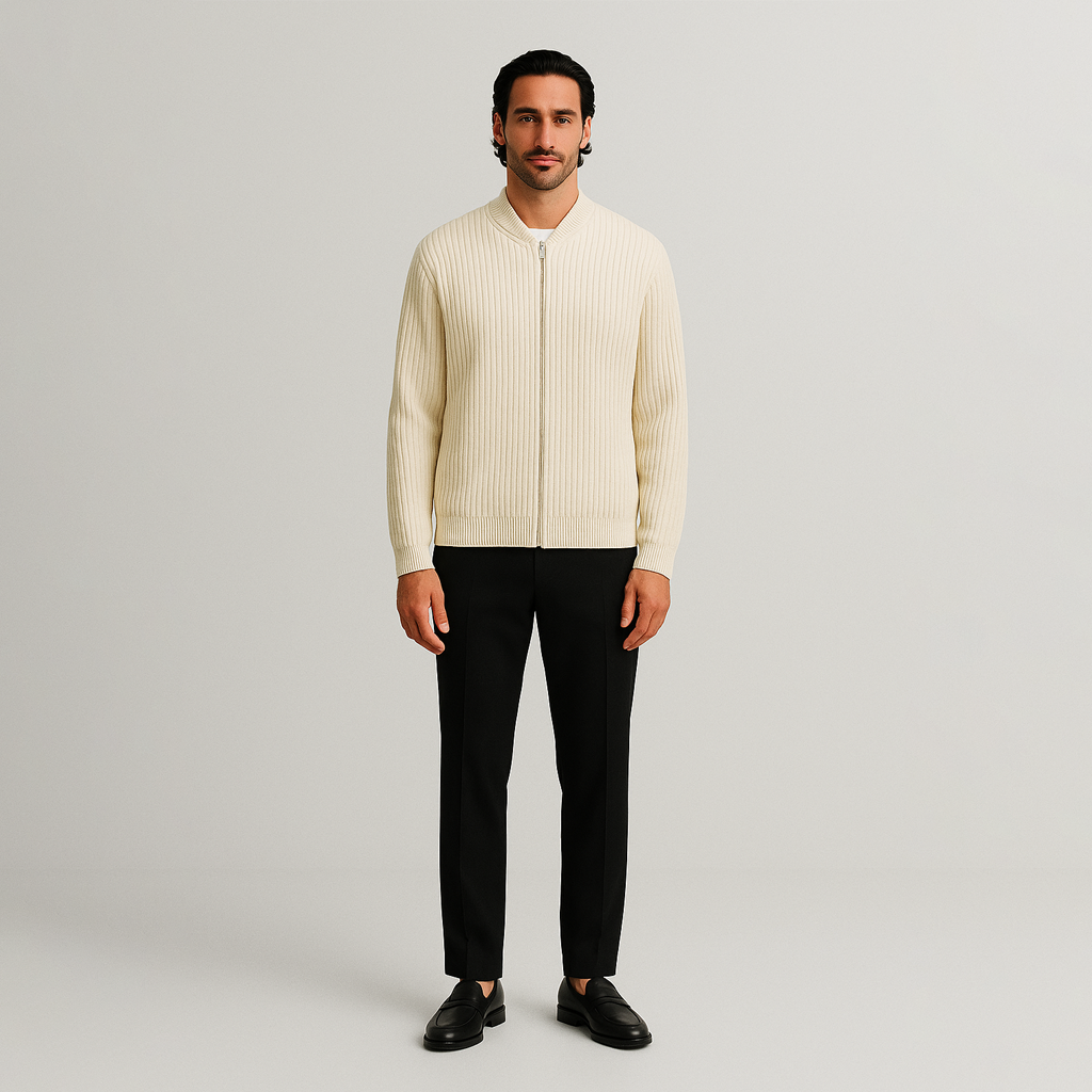 The Hero Classic Sweater with Zipper