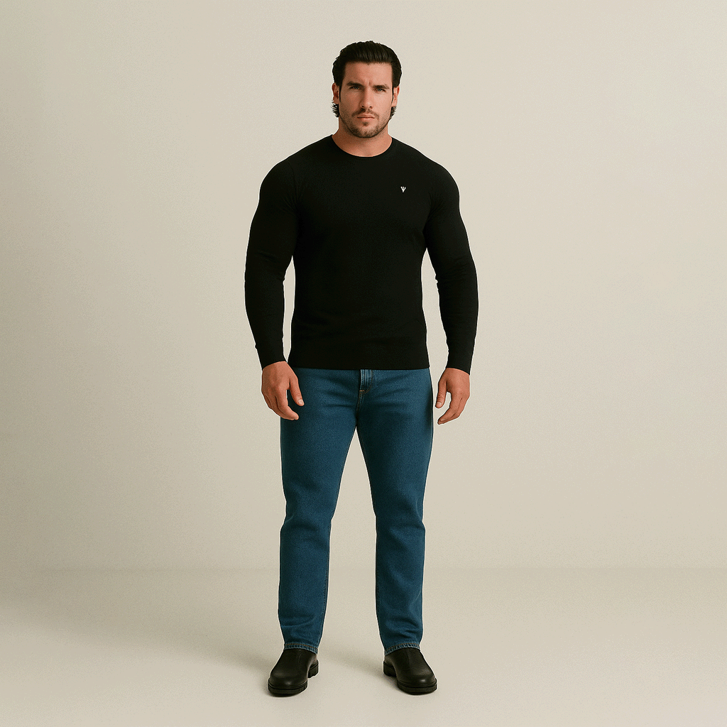 The Hero Sweater in Superfine Wool